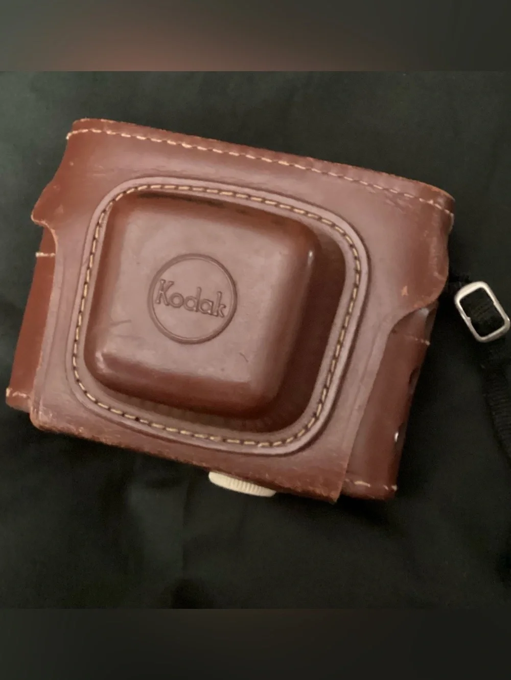 Kodak Brown Leather Camera Case Phone Cover